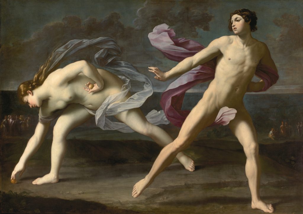 Hipomenes y atalanta